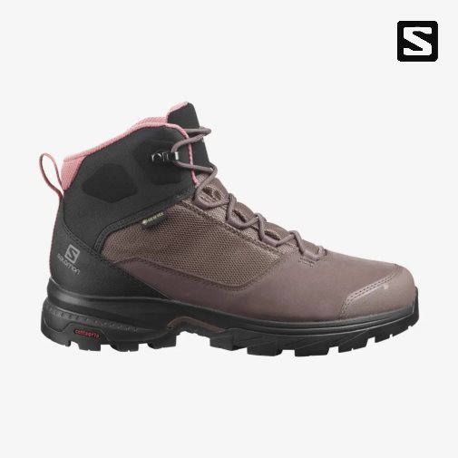 Botas Montaña Salomon Outward GTX Mujer Marrom | MX AMGT012